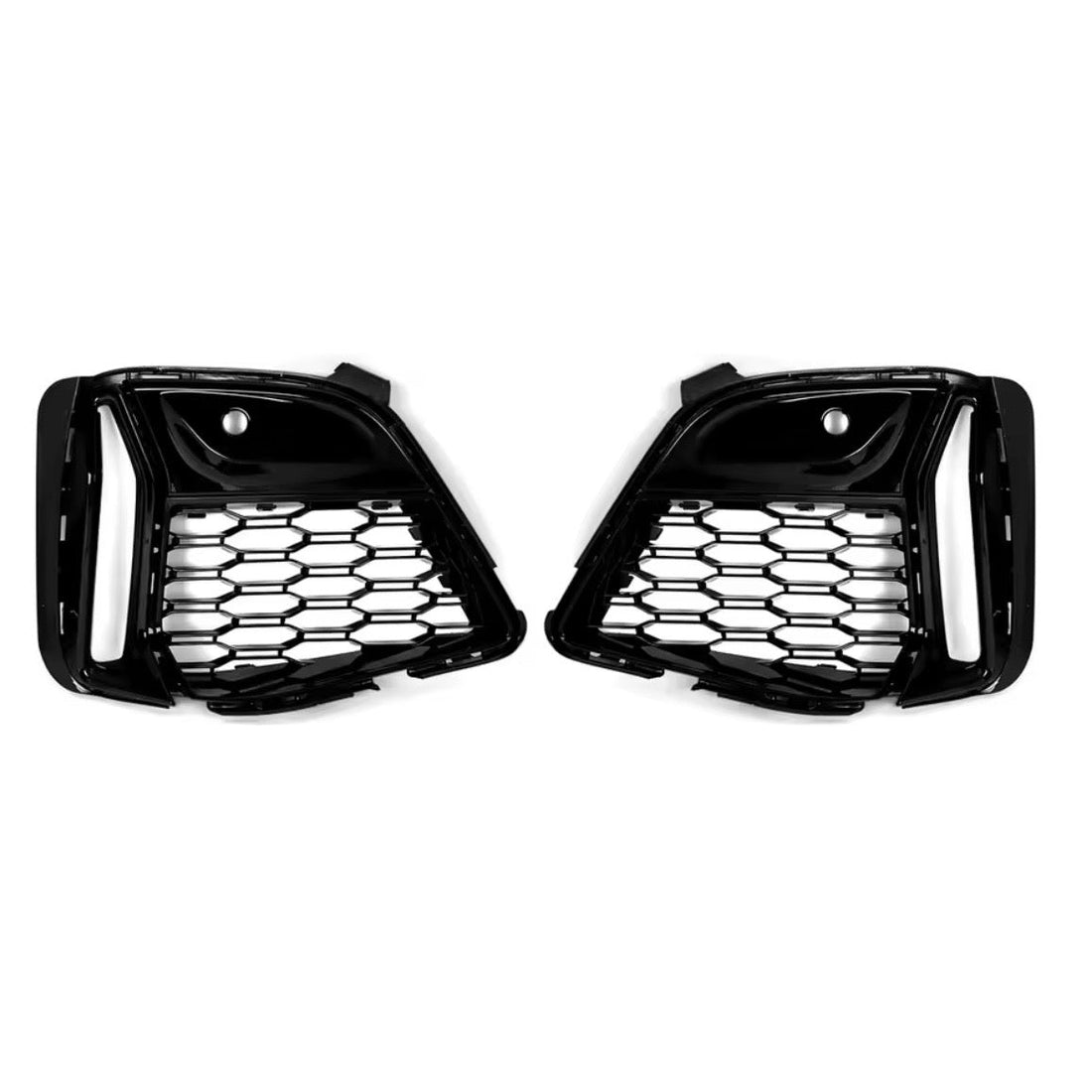 BOS Tuning Frontstoßstangen Seitengitter in Gloss Black