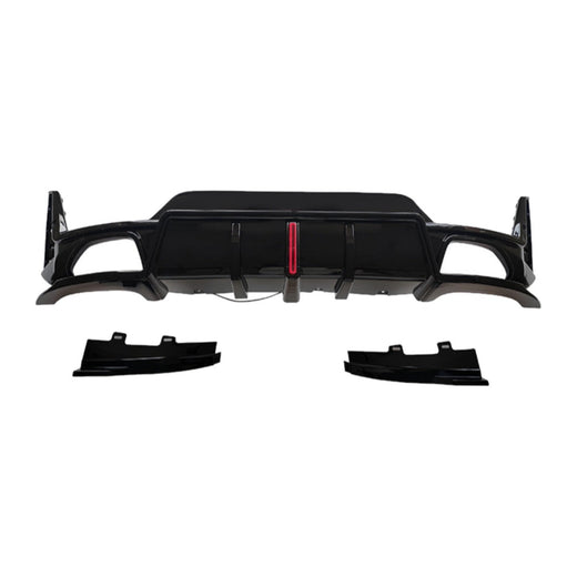 BOS Tuning Heckdiffusor mit LED-Rücklicht Gloss Black