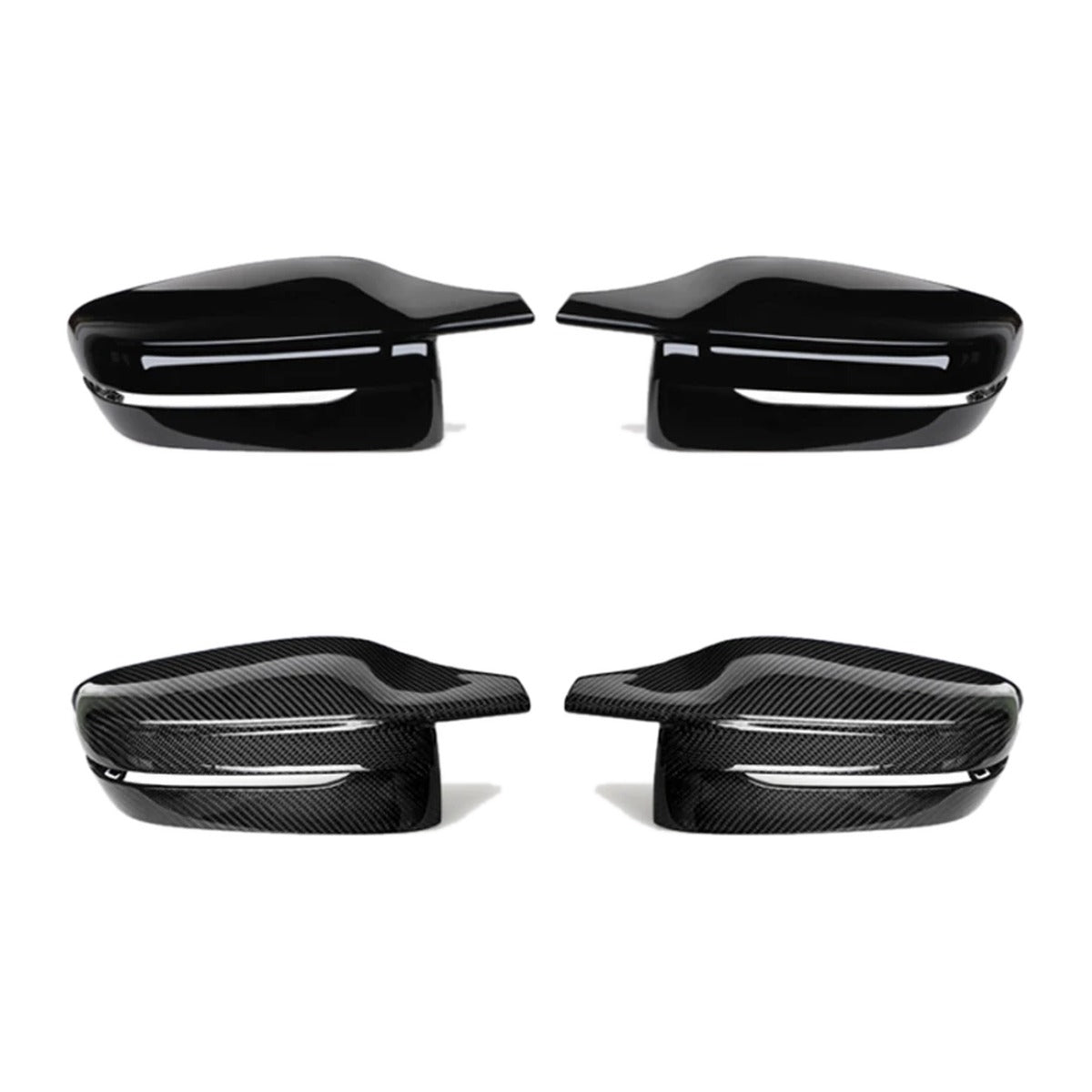 BMW Spiegelkappen M4-Style Glanzschwarz