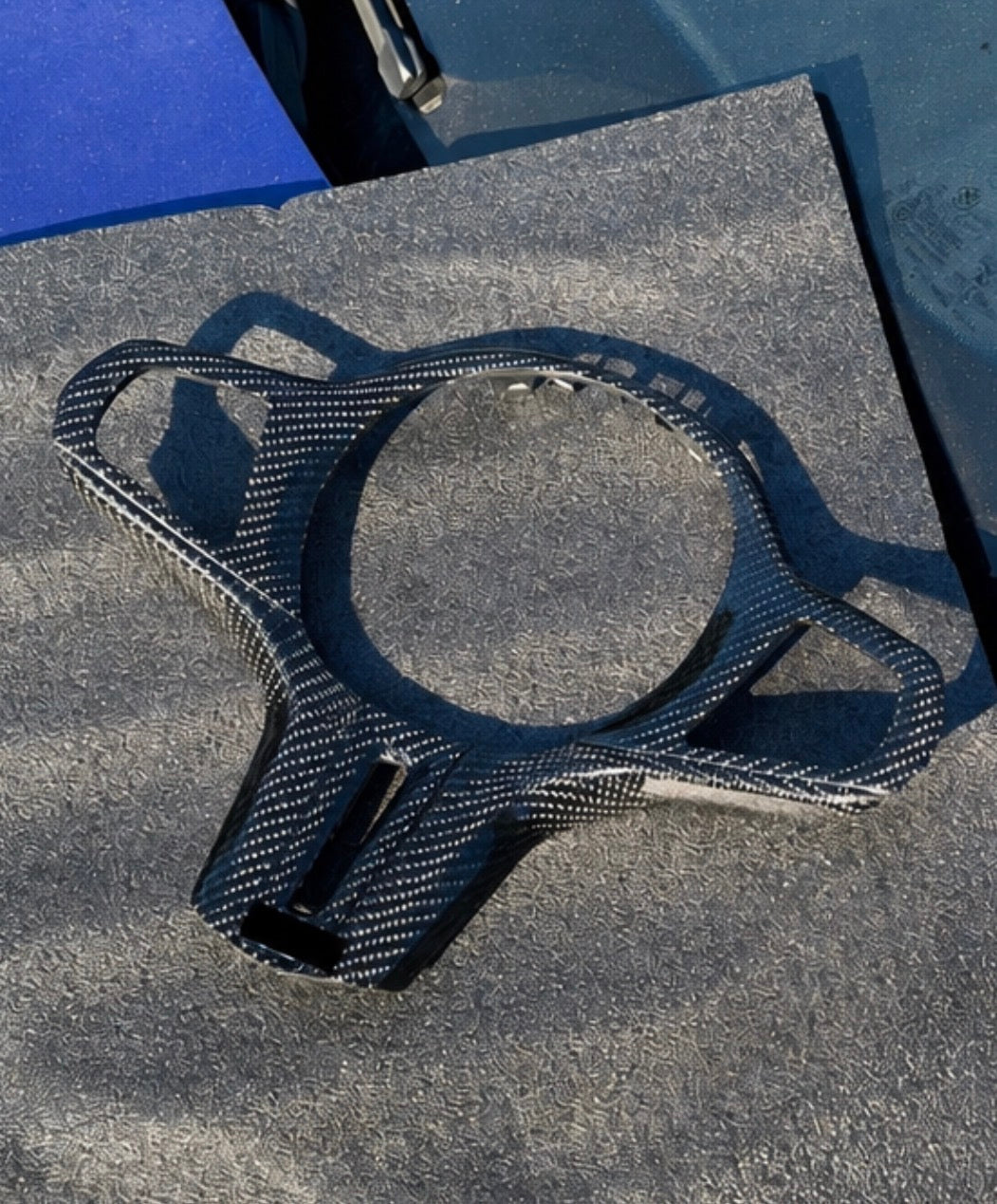 Lenkradblende aus Echtcarbon für BMW G-Modelle – Ansicht 2