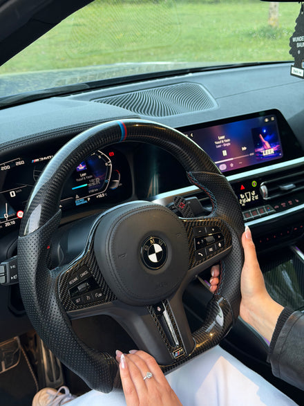 BOS Tuning Carbon Leder Lenkrad
