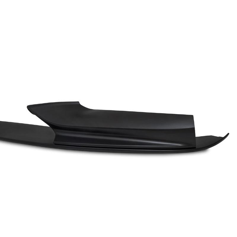 JOM Frontspoiler Lippe Schwarz Matt für BMW 5er F10/F11, Detailansicht der Seitenflanke